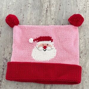 Festive Pink and Red Santa Hat for Kids